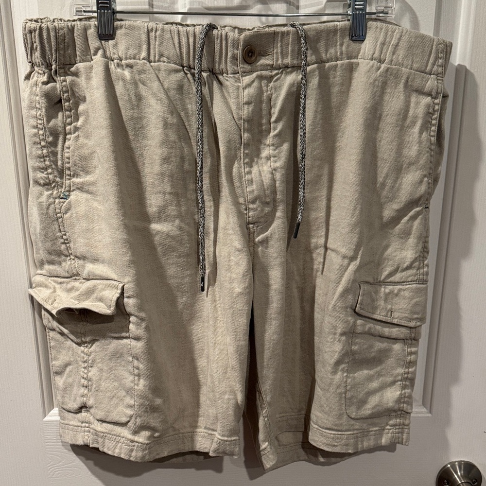 Tommy Bahama Tan Cargo Shorts for Men